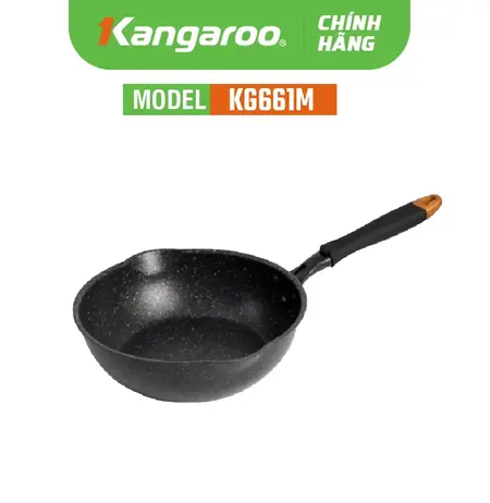 Chảo nhôm chống dính đáy từ Kangaroo KG661M