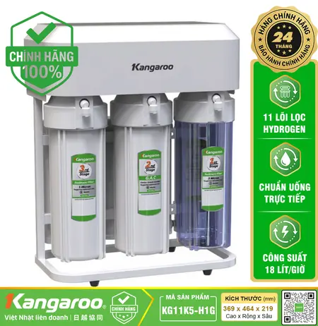Máy lọc nước Kangaroo Hydrogen KG11K5-H1G - 11 Lõi
