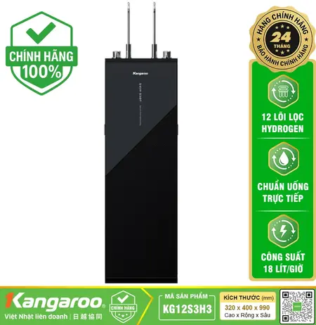 Máy lọc nước Kangaroo Hydrogen nóng lạnh KG12S3H3 - Mới 2026