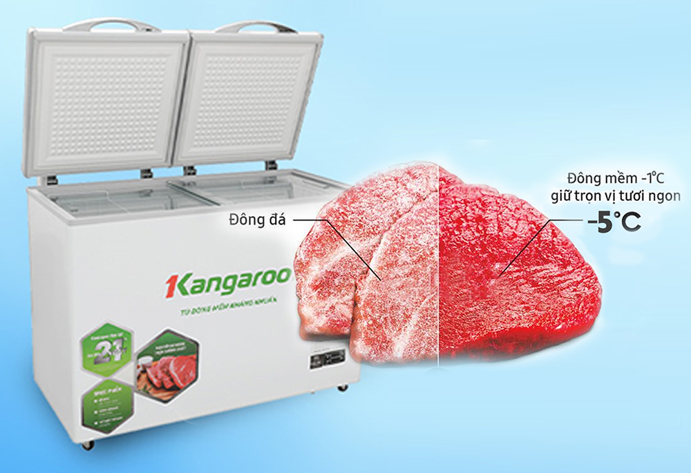 Tủ đông mềm Kangaroo KG408S2